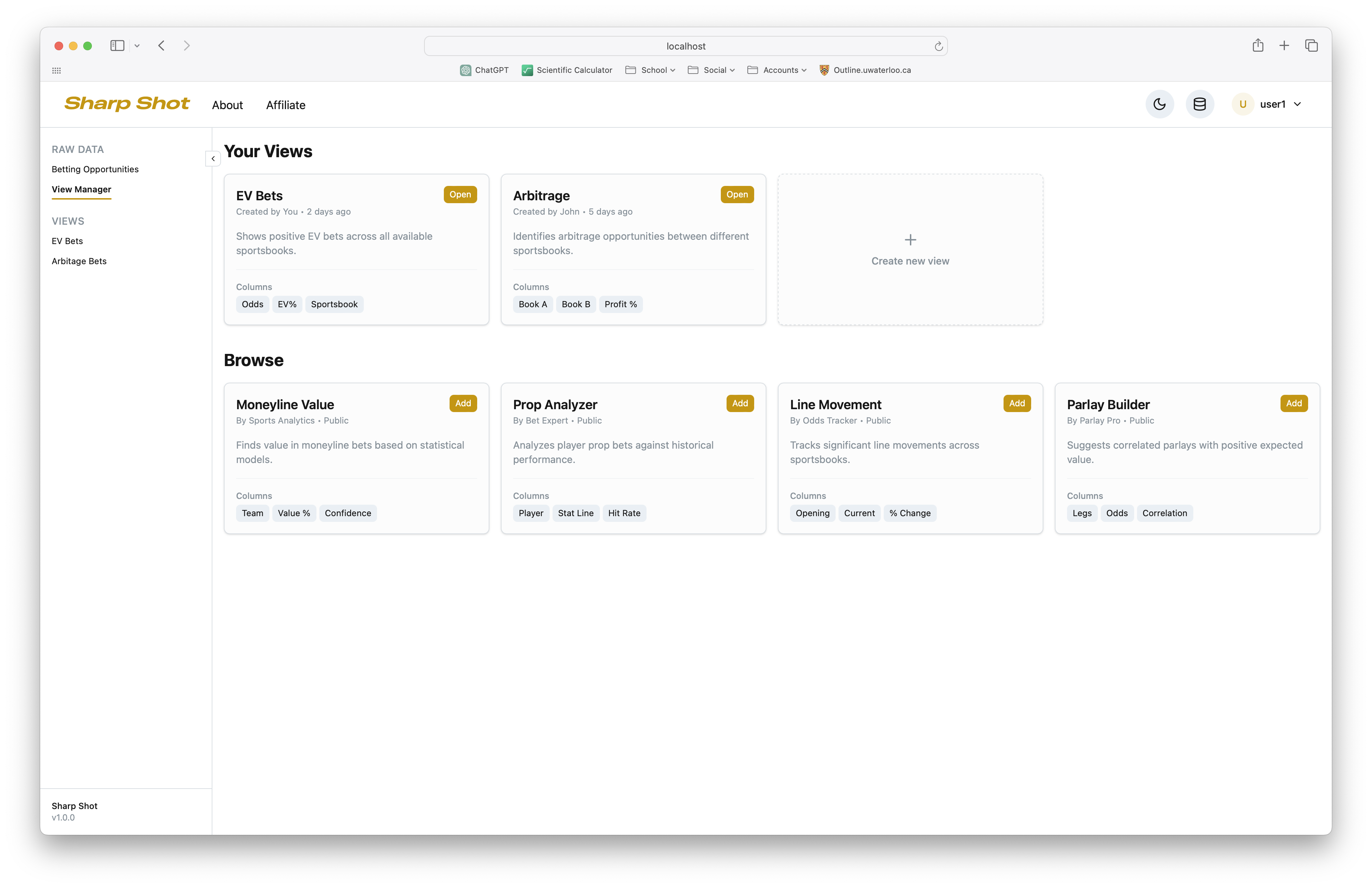 Live Data Dashboard